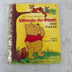 Disney's Winnie-the-Pooh and Tigger Storybook - A Little Golden Book - 1976